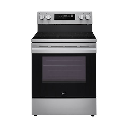 LG 30" Elec. 6.3 cu ft. Range | ProBake Convection, EasyClean & Smart, Stainless, Freestanding